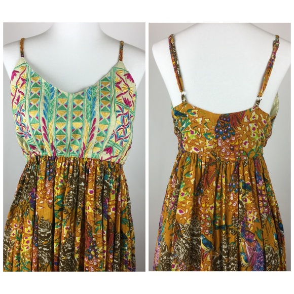 Anthropologie Raga Parkland Embroidered Maxi Dress - Picture 6 of 8